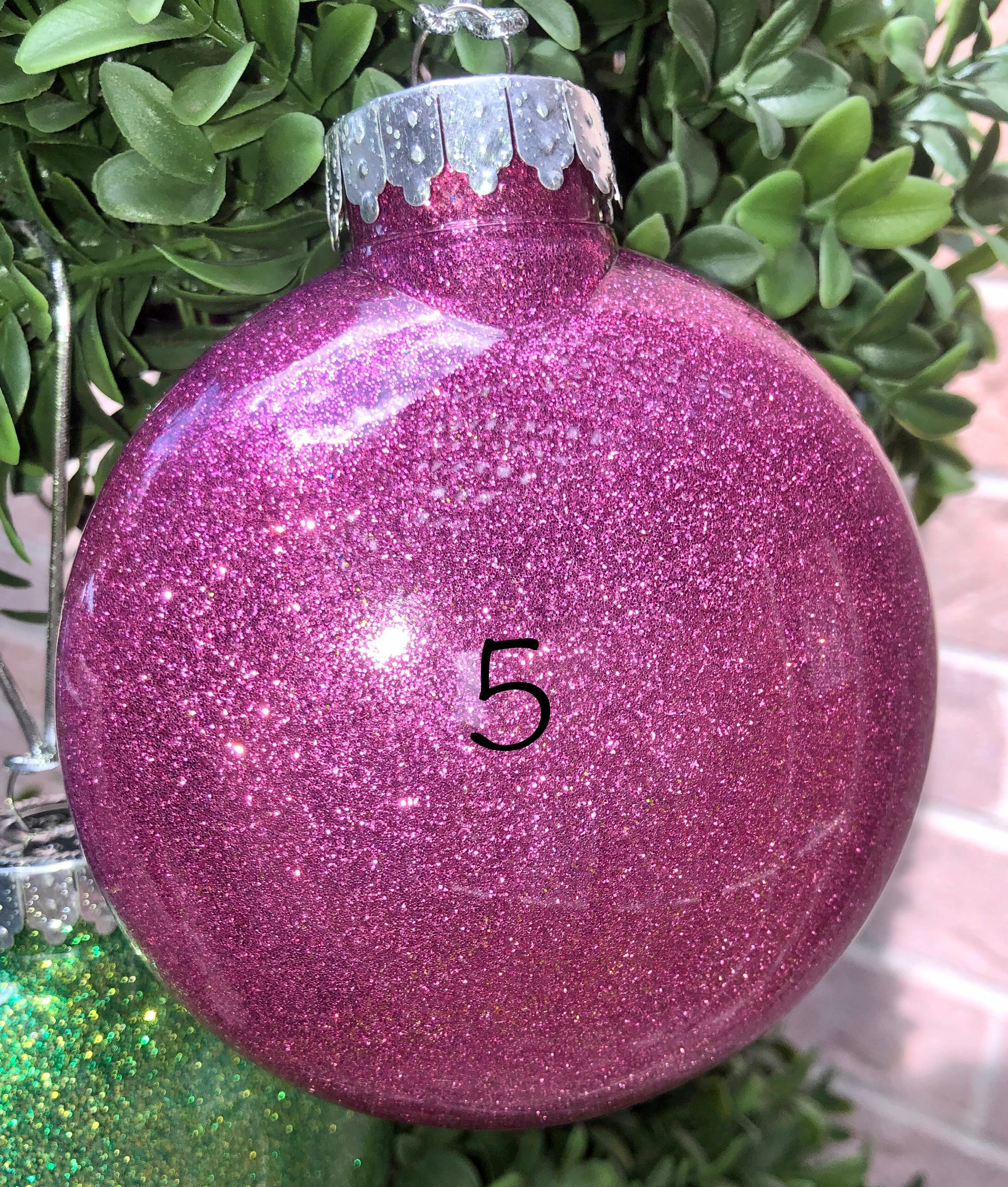 Ornament - Glitter Bulb (Personalized)