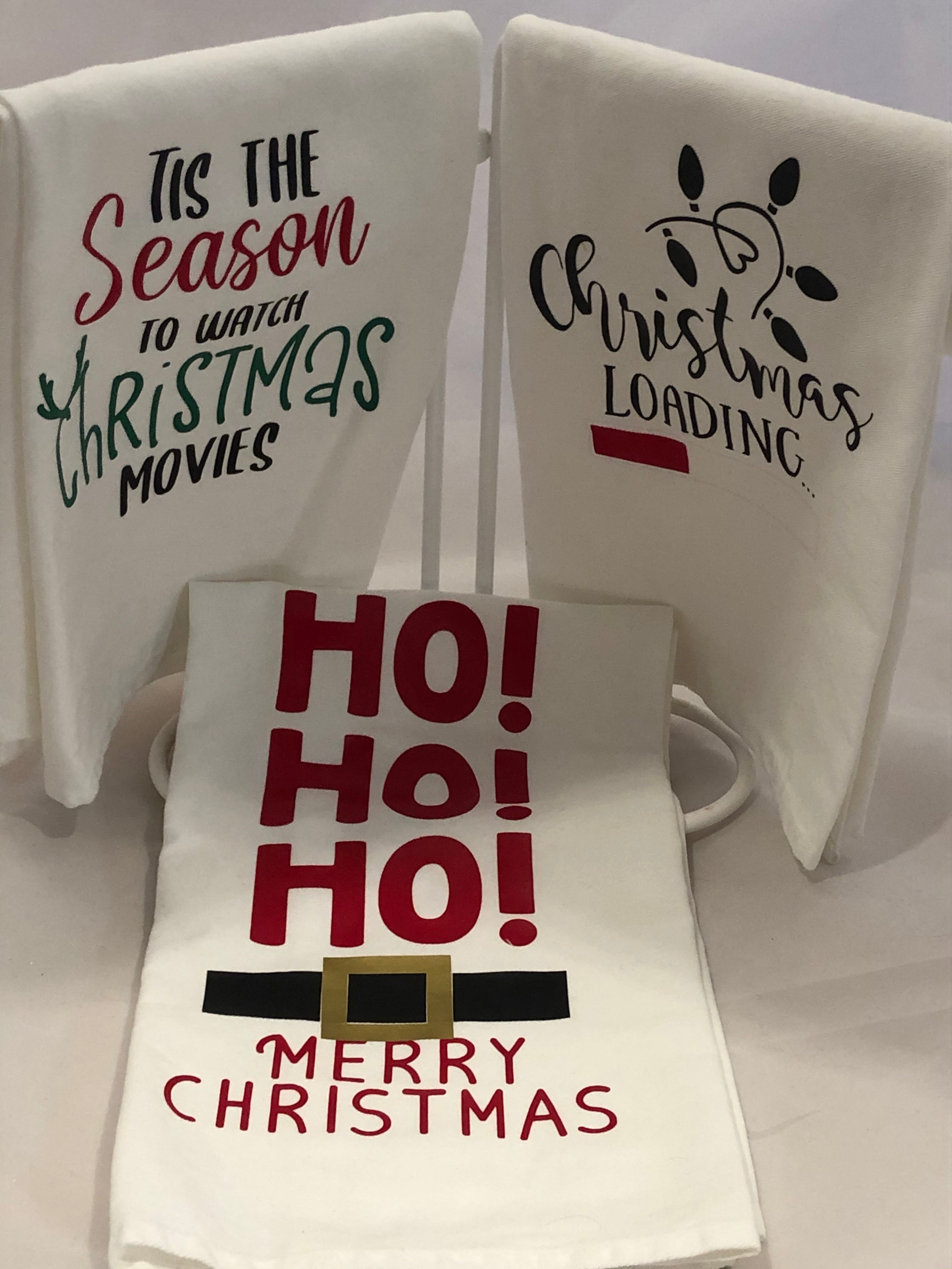 Tea Towels (Personalized - Christmas)