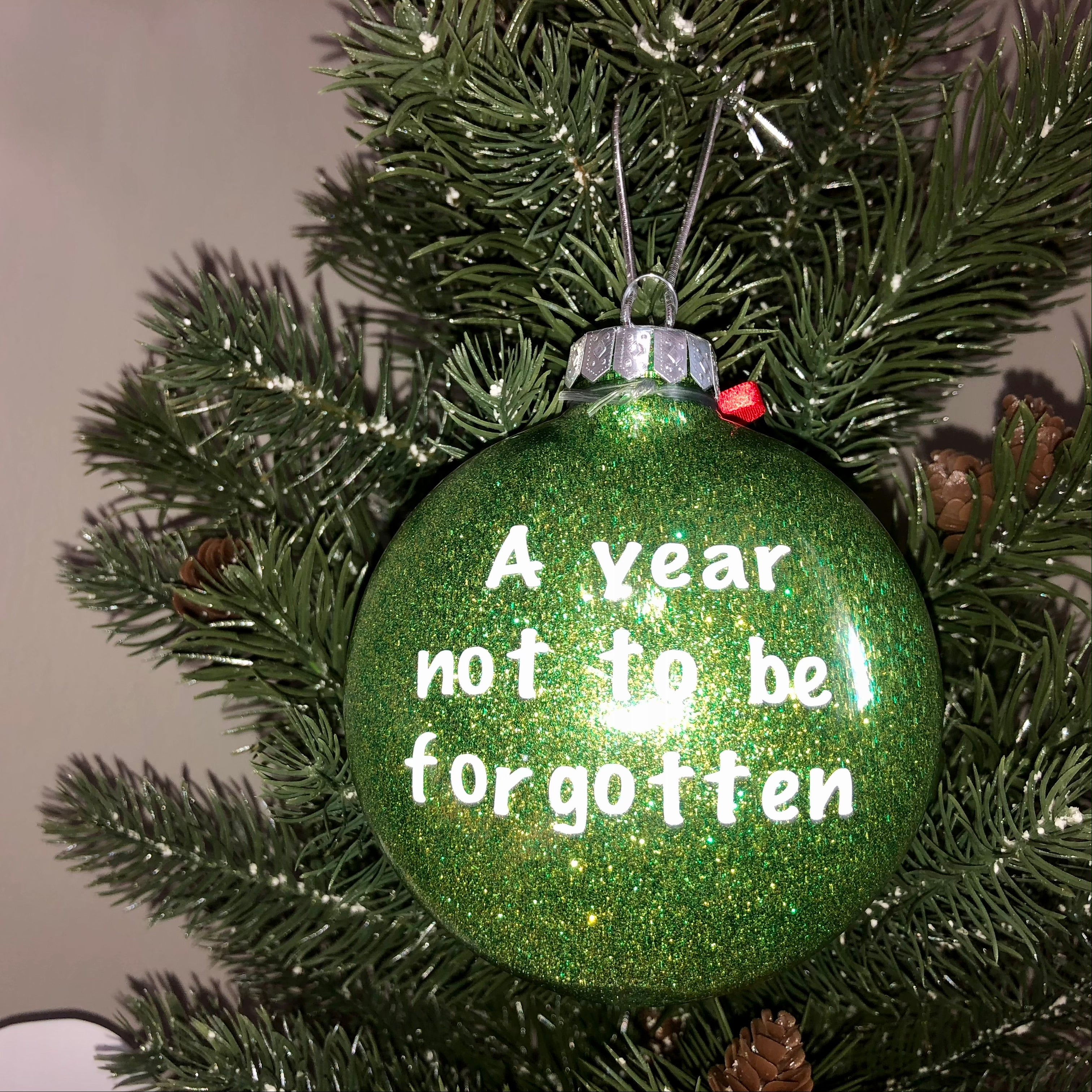 Ornament - Glitter Bulb (Personalized)