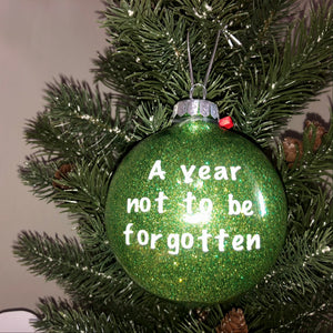 Ornament - Glitter Bulb (Personalized)