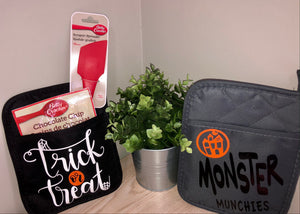 Potholder Gift Sets (Personalized) - Hallowe'en