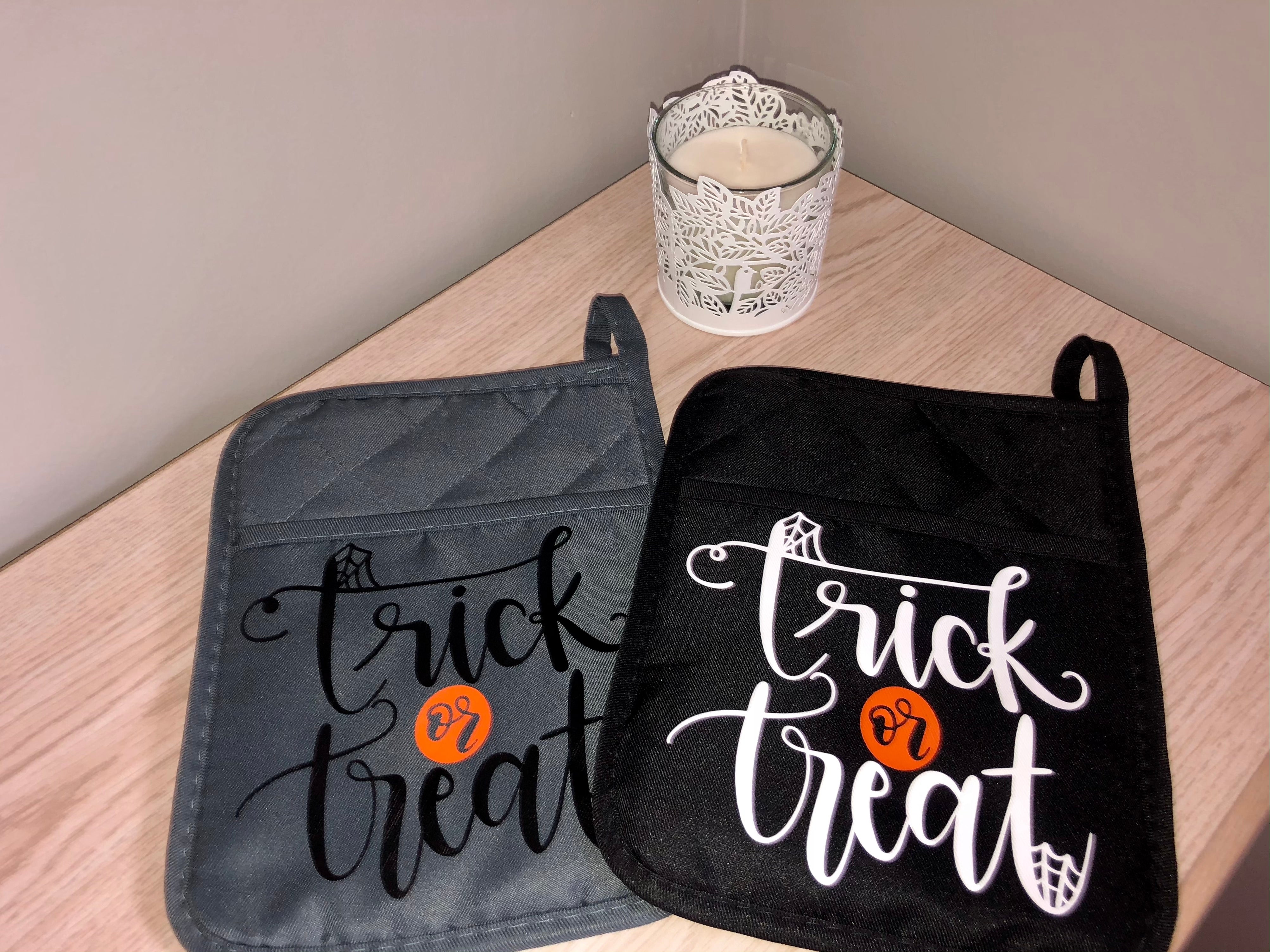 Potholder Gift Sets (Personalized) - Hallowe'en