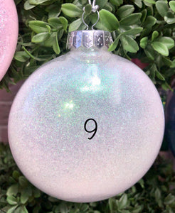 Ornament - Glitter Bulb (Personalized)