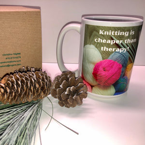 Meaningful Mug - Knitting Humour (15oz) - One Sided