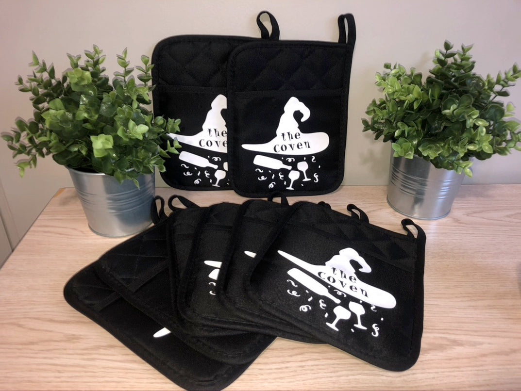 Potholder Gift Sets (Personalized) - Hallowe'en