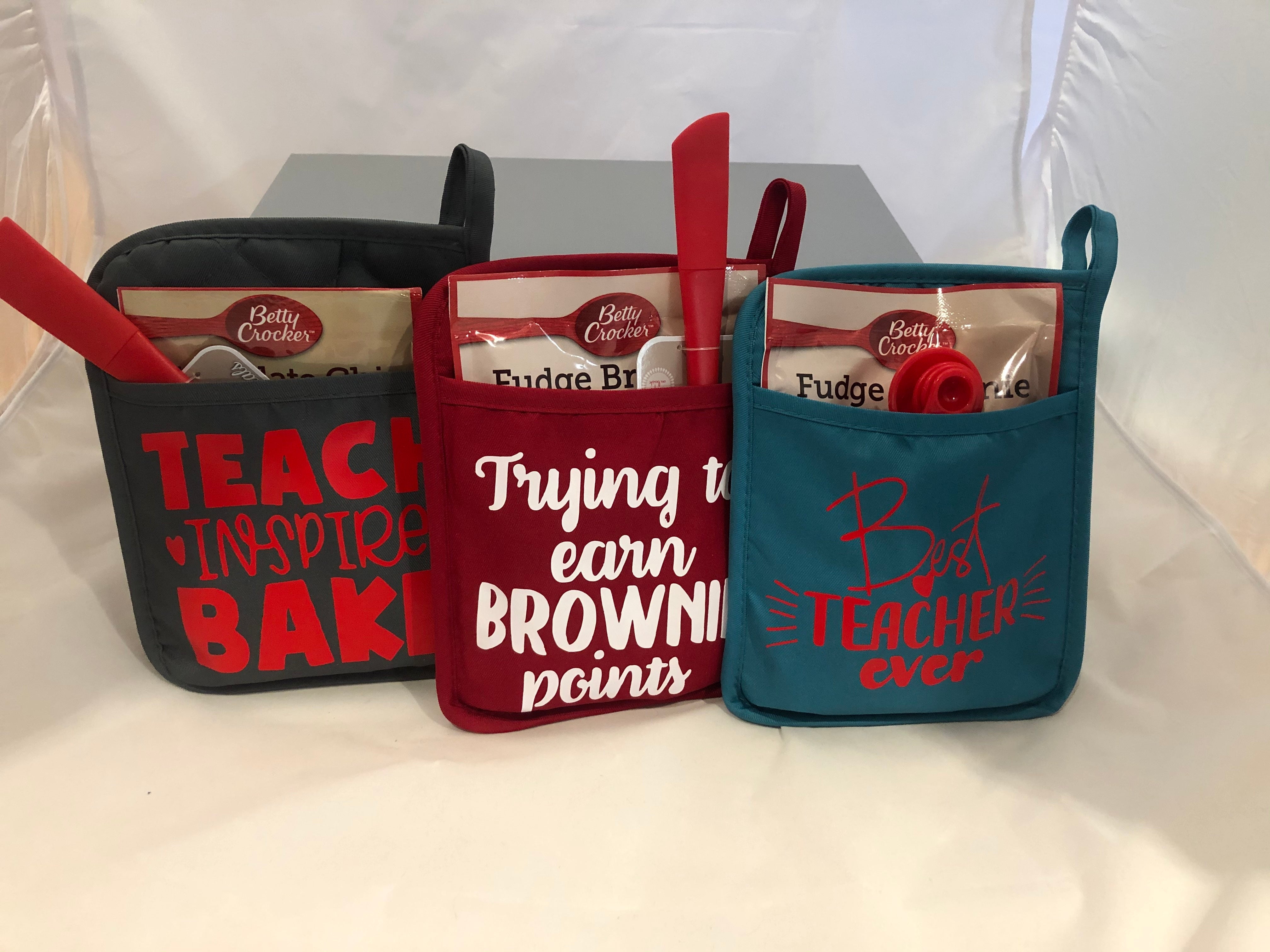 Potholder Gift Sets (Personalized) Teacher Appreciation