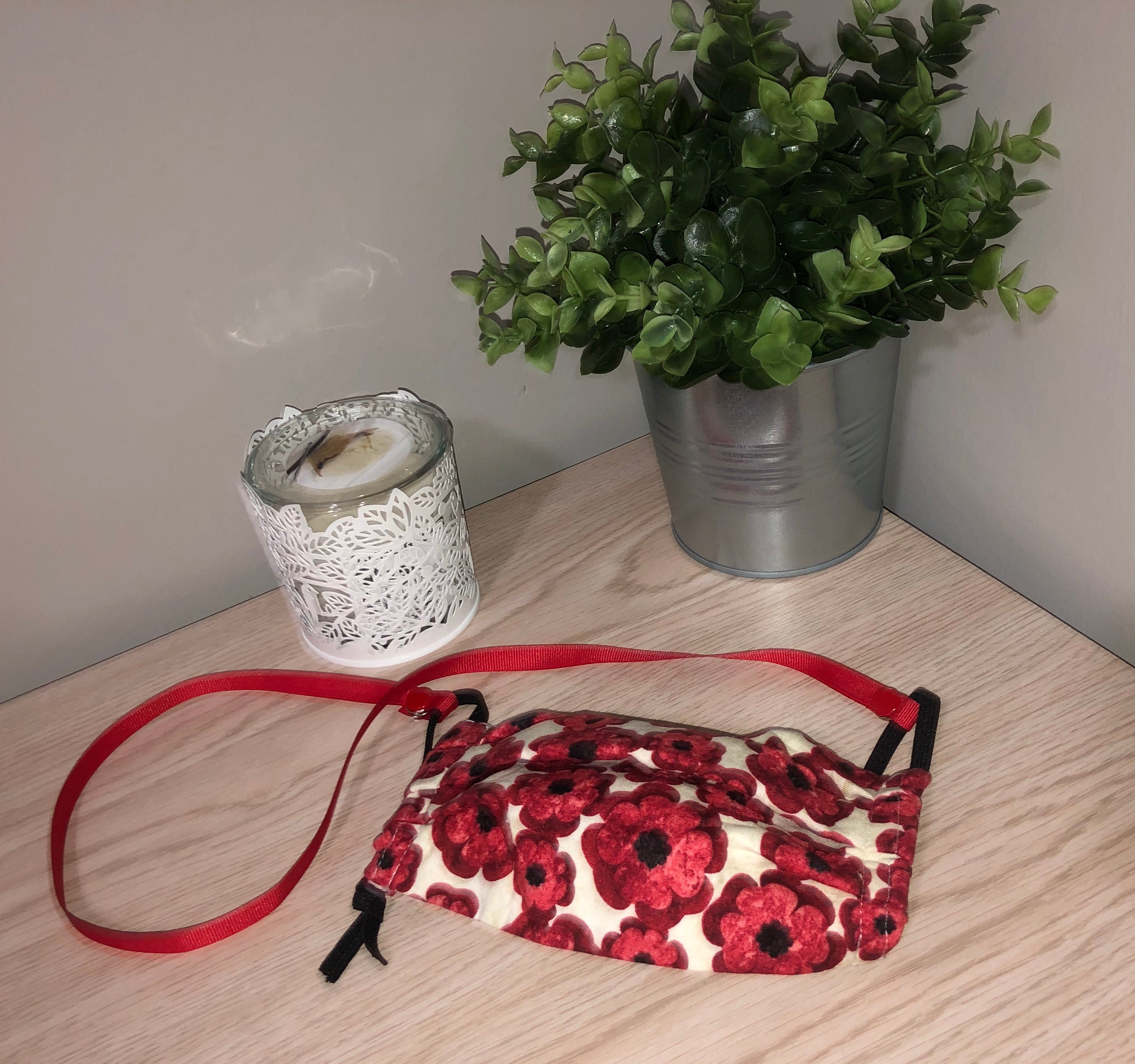 Fabric Face Mask with Lanyard (Custom)