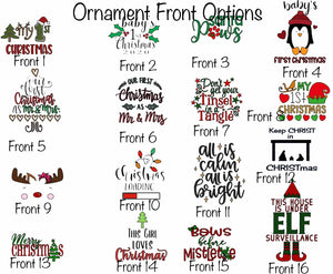 Ornament - Glitter Bulb (Personalized)
